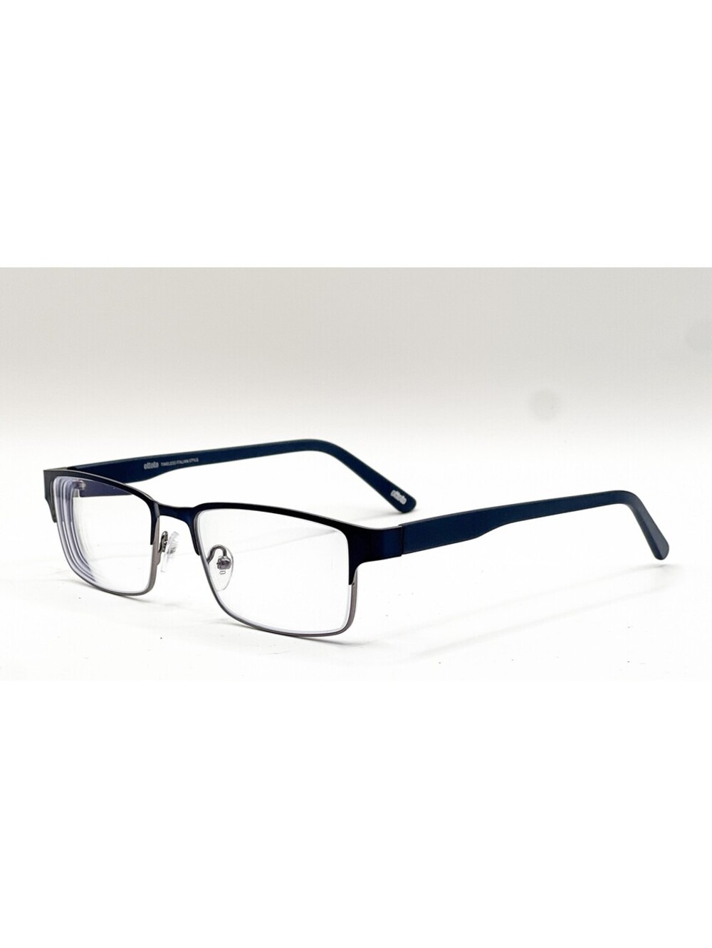 Ottoto 35-001735 Blue Silver Full Rim Authentic Eyeglass Frames 54-17-145